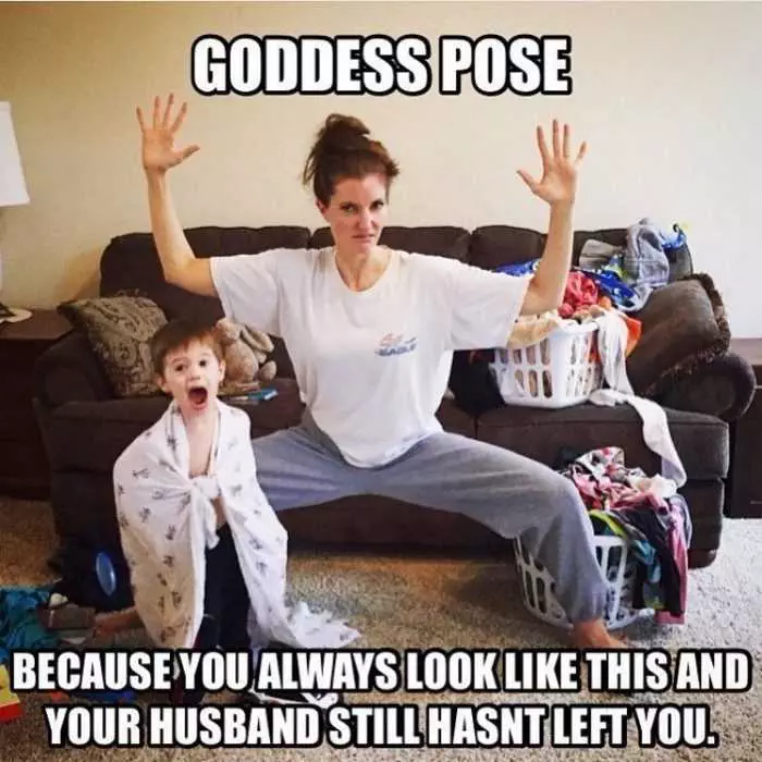 Yoga Goddess Pose