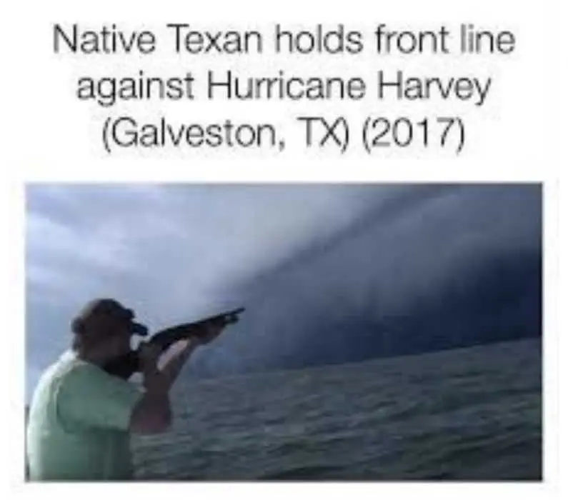 Texas-Hurricane-Meme-2 Texan Taking On Hurricane