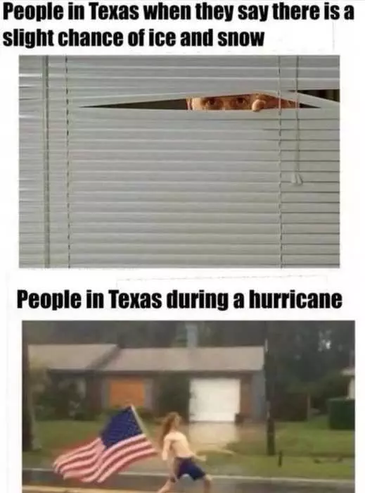 Texas-Hurricane-Meme-3 How Texans Respond To Snow Vs Hurricane