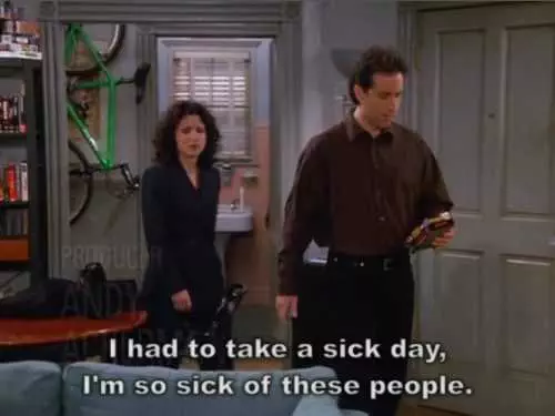 Seinfeld Sickday