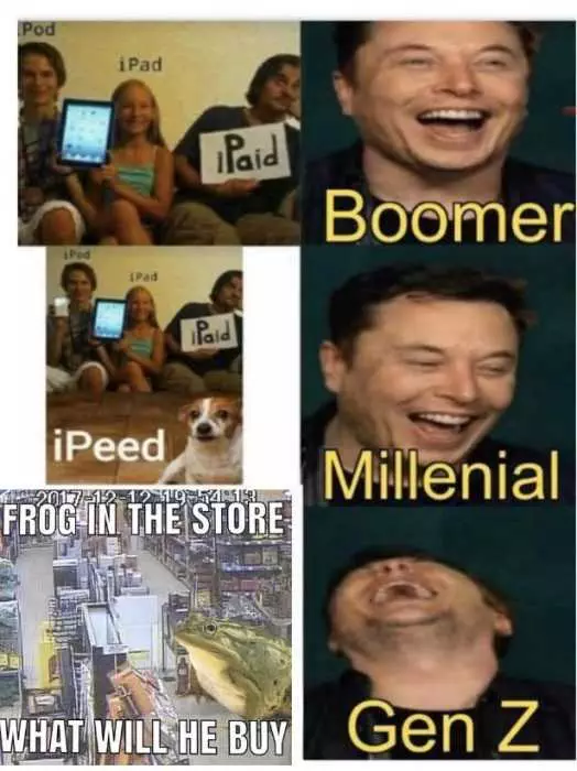 Boomer Meme Showing Jokes Different Generations Laugh At