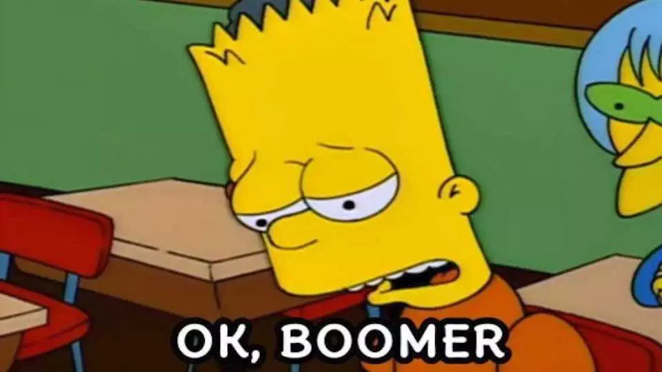 Bart Simpson Ok Boomer Meme To Respond To Any Criticism