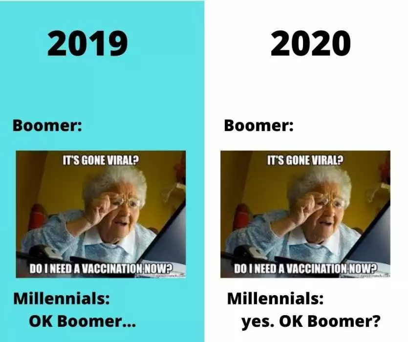 Ok Boomer Meme On When Boomers Ask About Going Viral