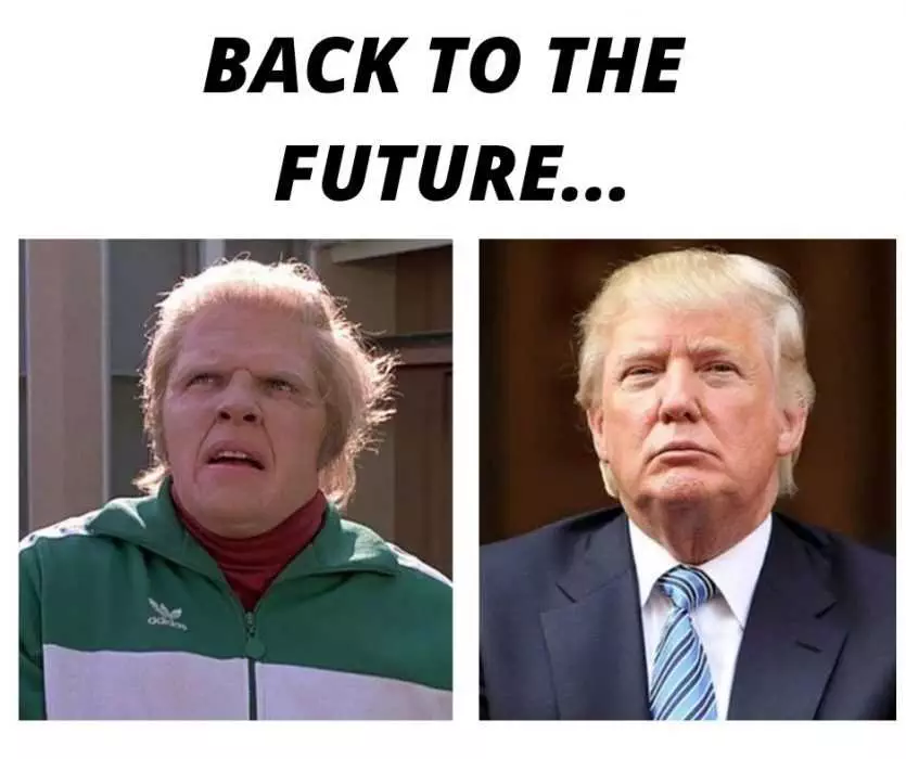 Look How Funny It Would Be If Trump Was In Back To The Future