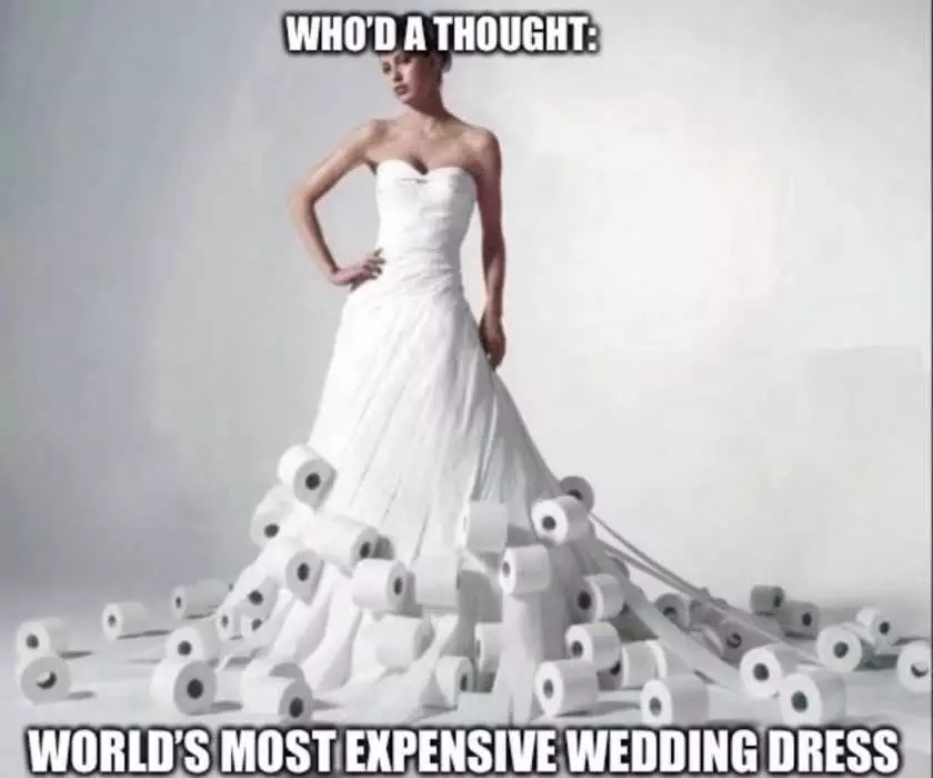 Covid-Wedding-Memes-Most-Expensive-Wedding-Dress Most Expensive Wedding Dress Meme