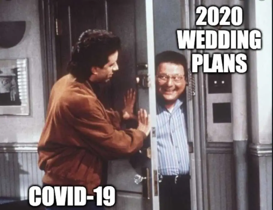 Covid-Wedding-Memes-Seinfeld-Meme Seinfeld Covid 19 2020 Wedding Plan Meme