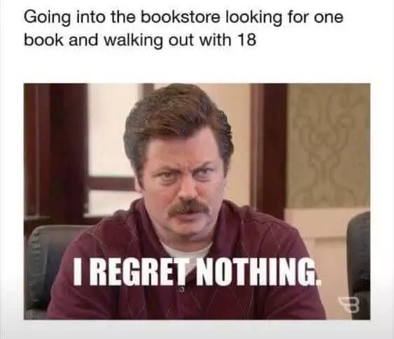 Meme Walk Into Bookstore