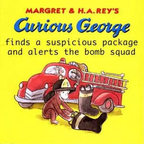 Funny Fake Book Covers  Curious George