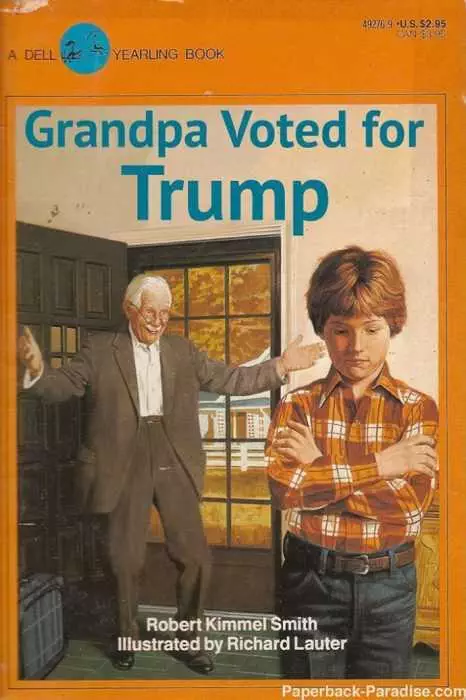 Funny Fake Book Covers  Grandpa Trump