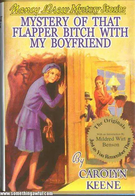 Fake-Mystery-Flapper Funny Fake Book Covers Mystery Flapper