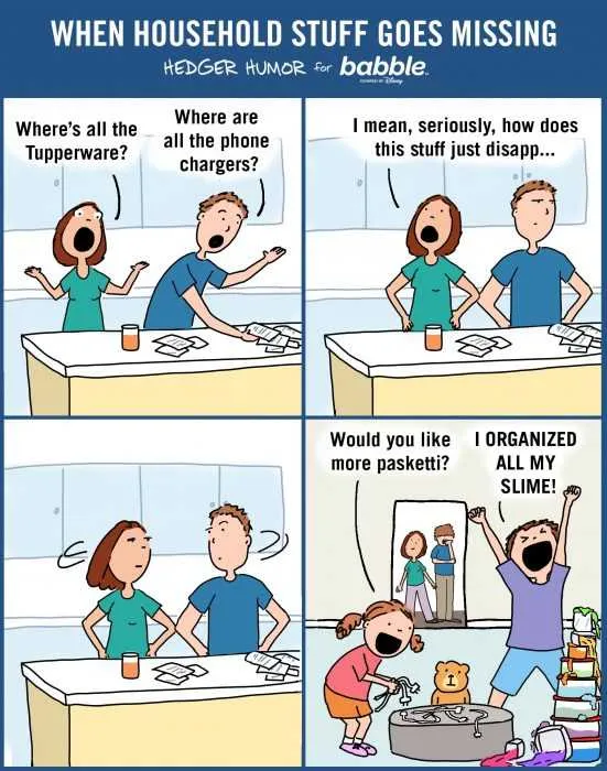 Parenting-Tupperware Funniest Comics For Parents 1