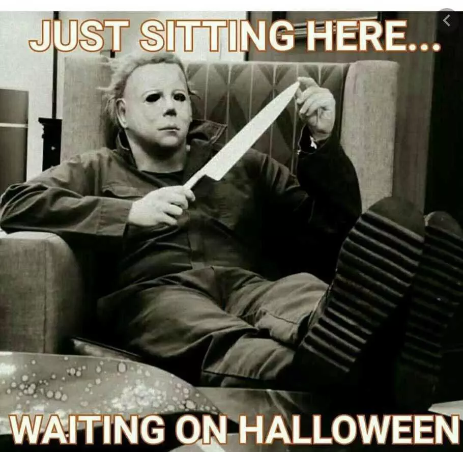 Halloween Memes  Sitting And Waiting