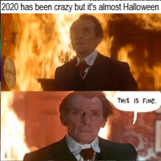 Meme-2020-Halloween-This-Is-Fine Halloween 2020 Meme 1 Fine