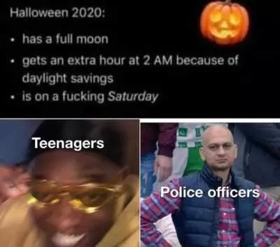 2020 Halloween Memes 2  Cops