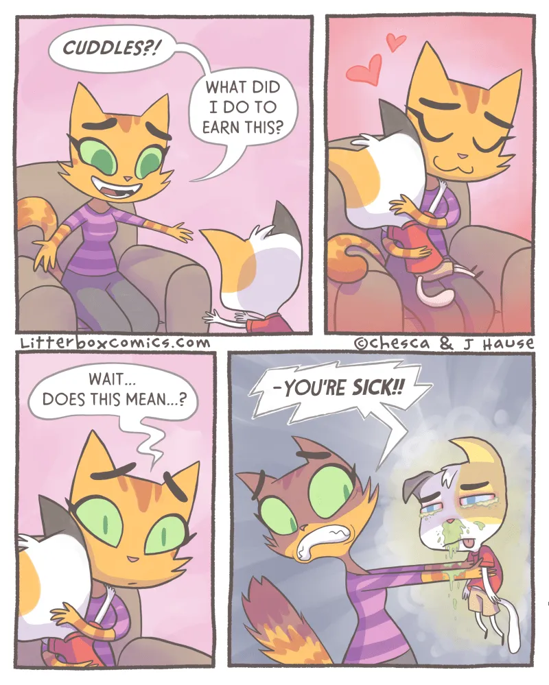 Parenting-Cuddling-Sick Parenting Comics 7