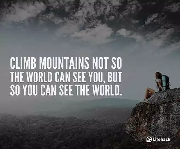 Powerful Sentences About Life  Climb Mountains