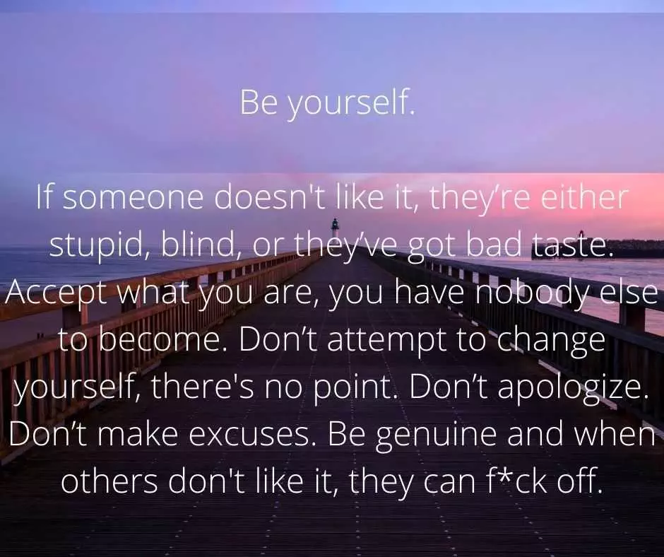 11 Life Lessons Be Yourself