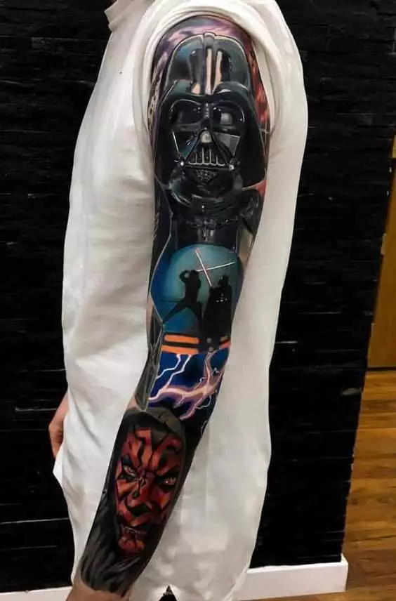 11D3F9F69A171D8E23Aa6F54A9813Cad Cool Star Wars Tattoo Ideas Vader