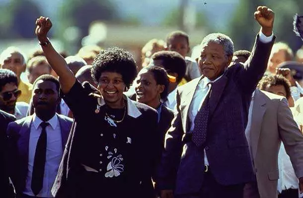 Timeless Photos  Mandela Released From Prison
