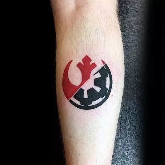 Cool Star Wars Tattoo  Good Vs Evil