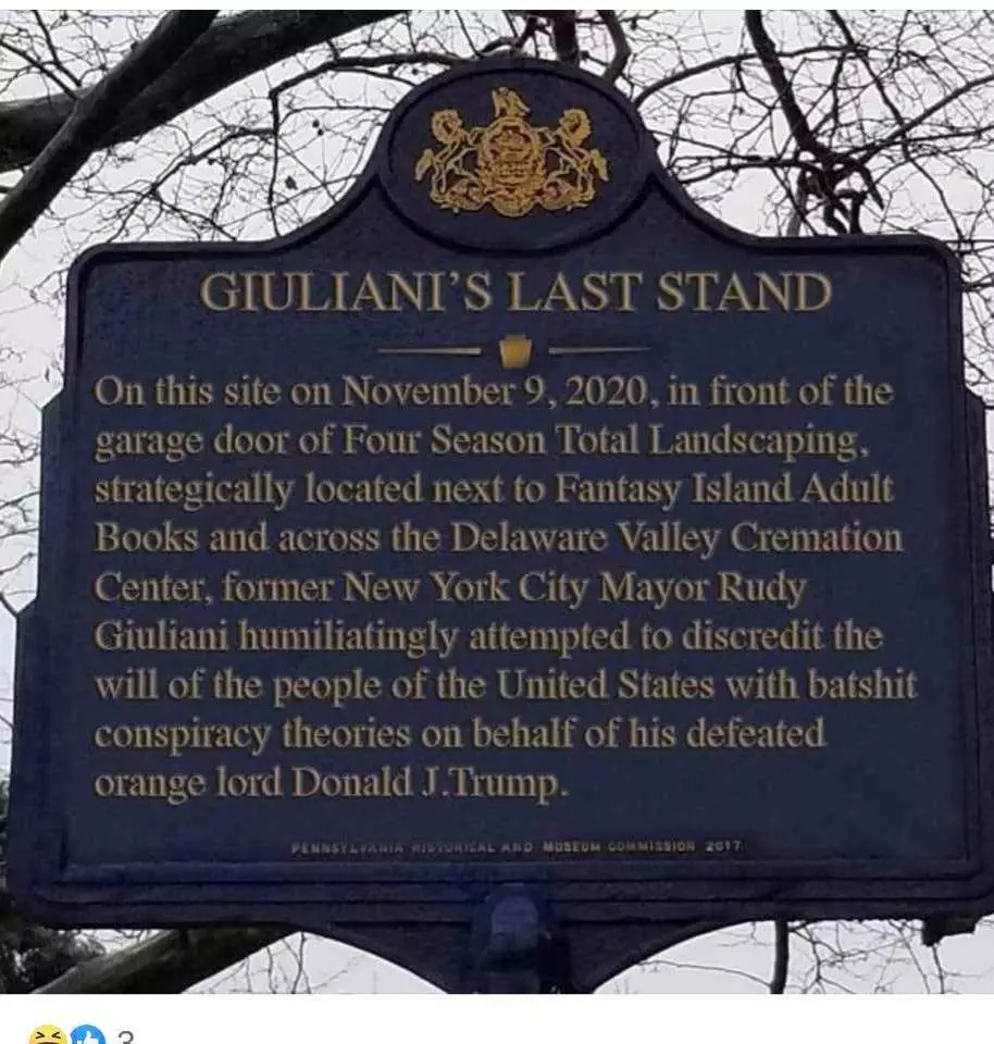 Funny Total Landscaping Memes  Giuliani'S Last Stand