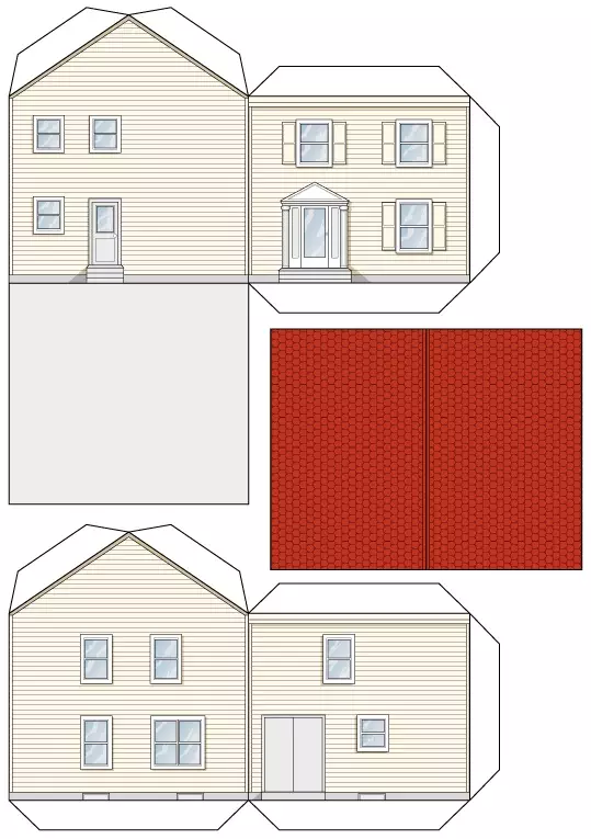 House Paper Cutout 1