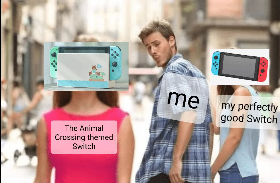 Animal Crossing Meme Switch