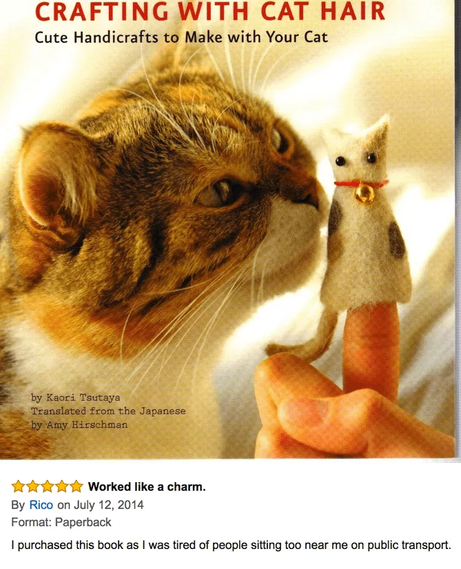 Funny Amazon Review  Cat Hair