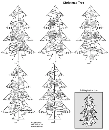 Christmas Tree Paper Cutout 1