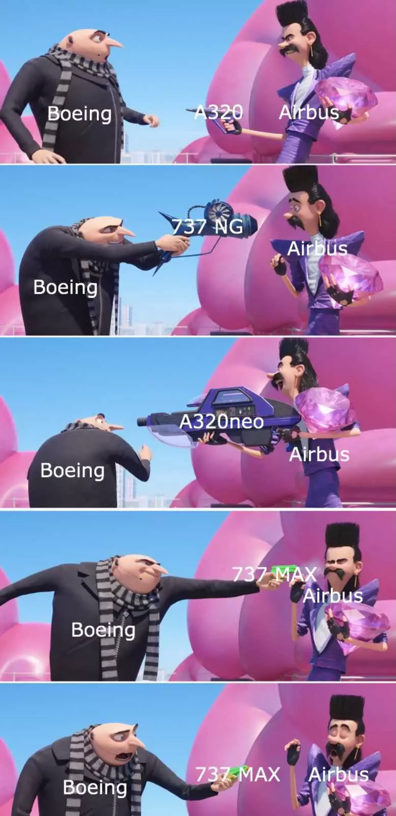 Funny 737 Max Memes  Boeing Vs Airbus