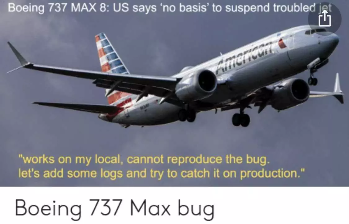 Funny 737 Max Memes  Bug