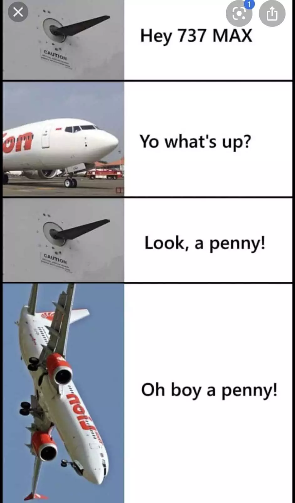 Funny 737 Max Memes  Oh A Penny