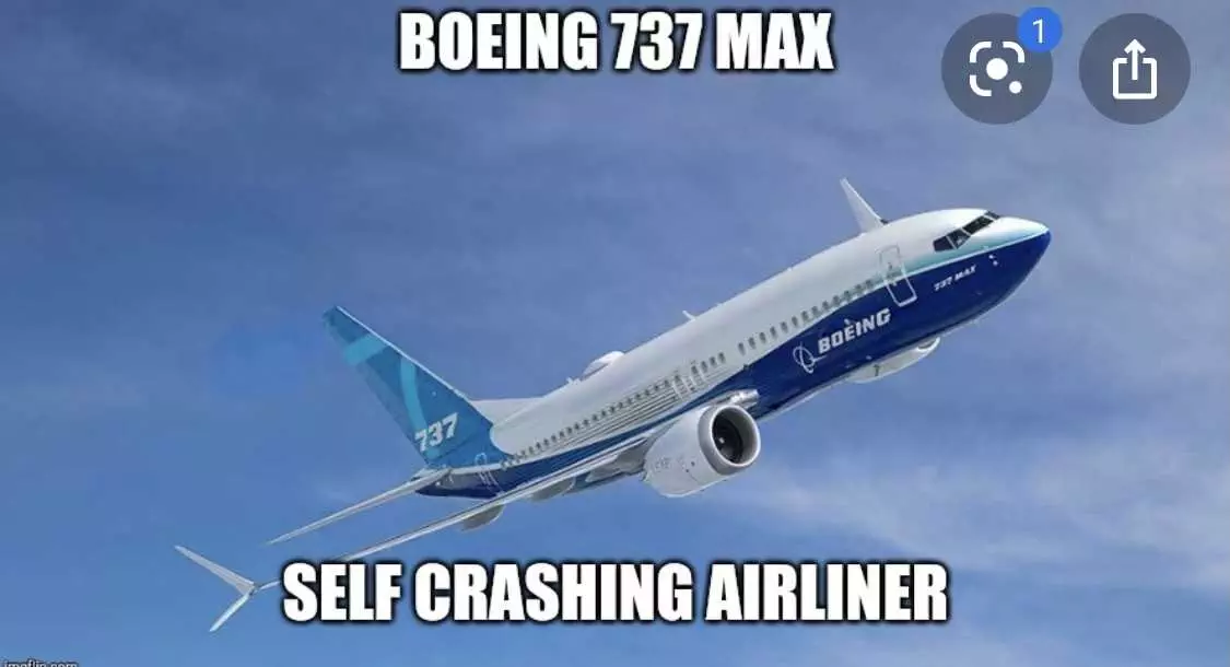 Funny 737 Max Memes  Self Crashing