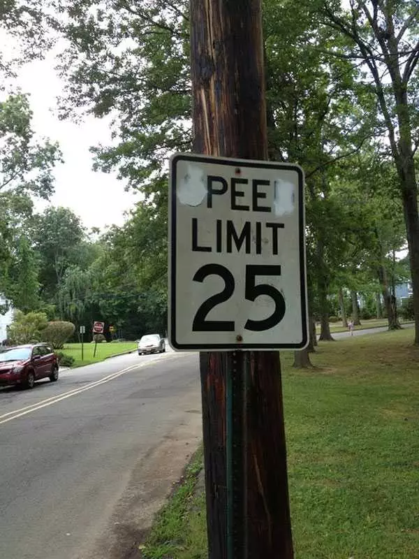 Funny Vandalism Meme  Pee Limit
