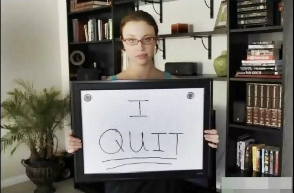Funny Resignation Stories  Girl Quits On White Board 2