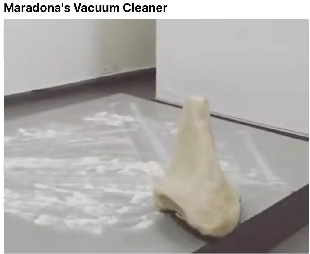 Maradona Meme  Maradona Vacuum Cleaner
