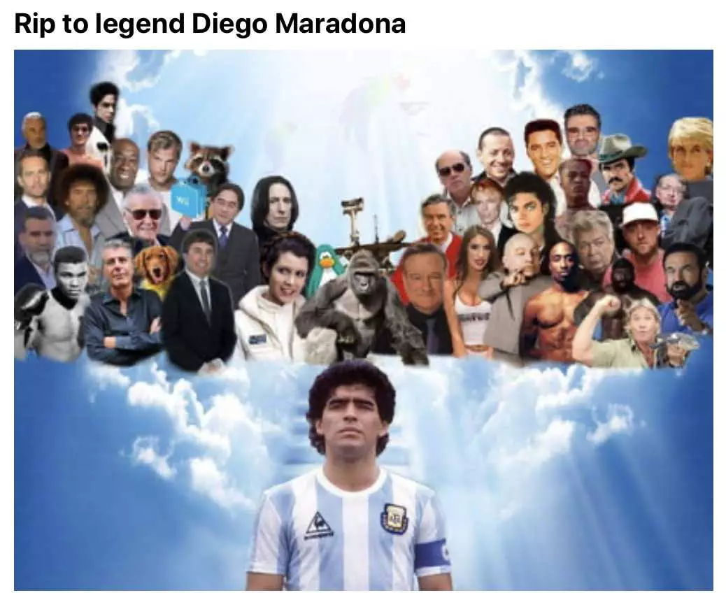 Funny Maradona Memes  Rip