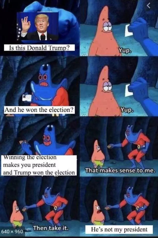 Not My President Memes  Sponge Bob