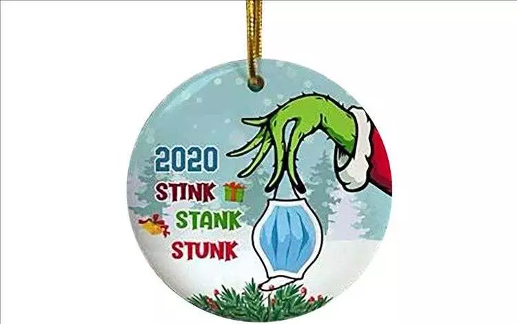 Best Christmas Tree Ornaments  Grinch 2020 Stink