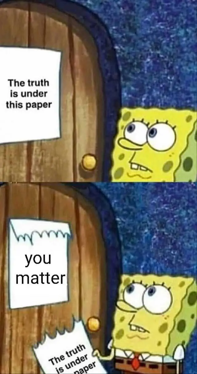 Tumblr_05C11528Ce0Bb8Faeb73F874E5Acb525_F475C927_1280 Funny Spongebob Meme Handle That Truth