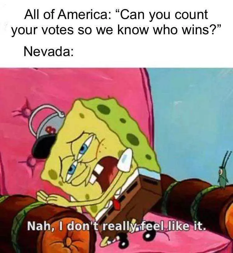 Funny Spongebob Memes  Nevada Vote