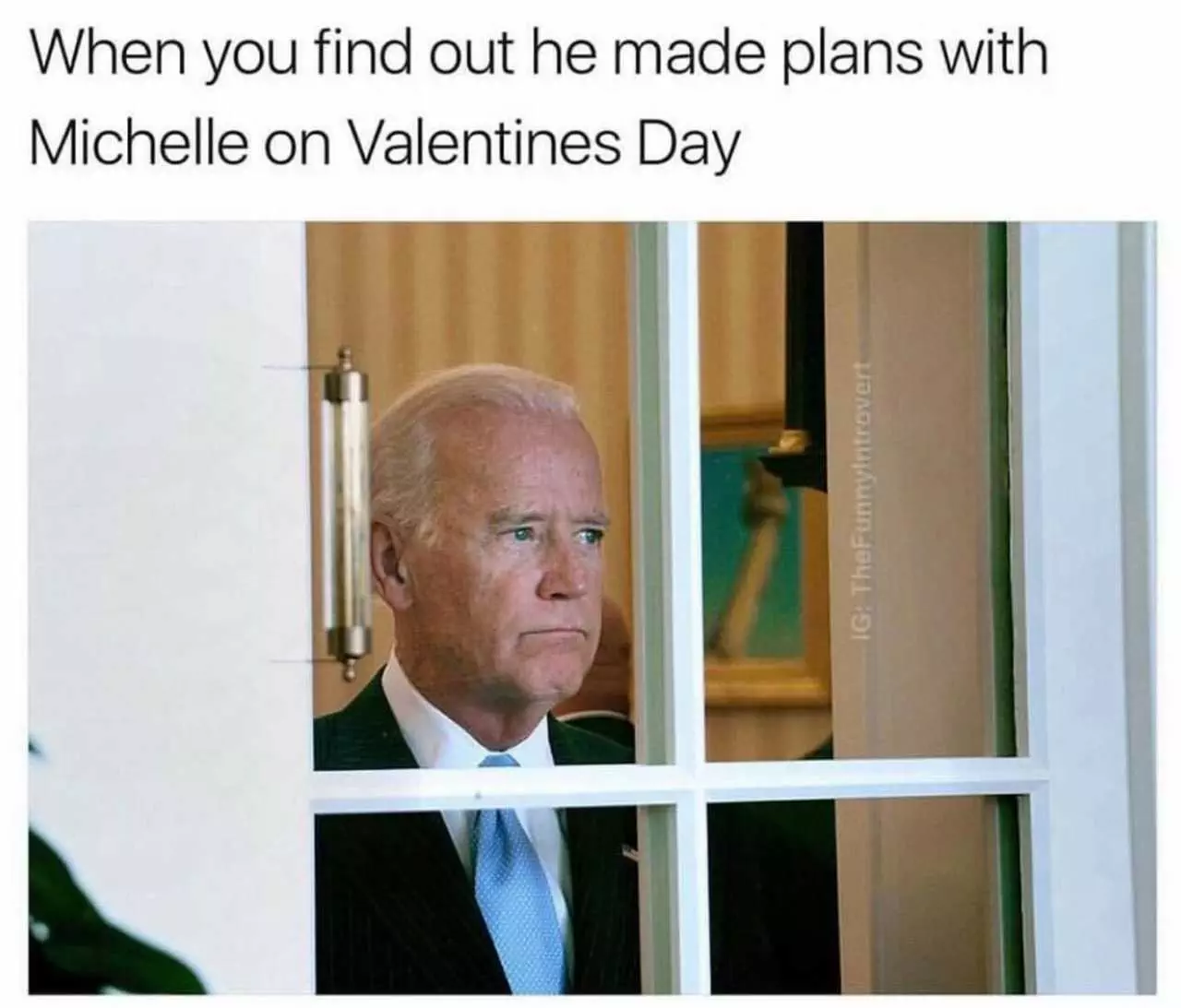Obama And Biden Memes  Alone On Valentines Day