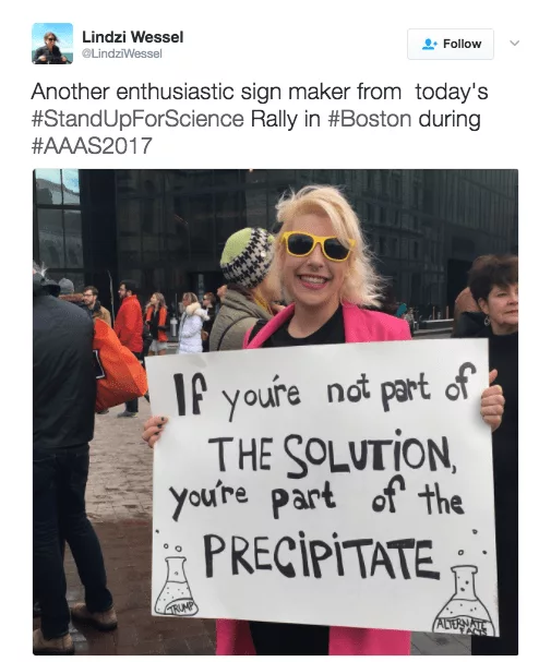 Funny Protest Signs  Chemistry Meme