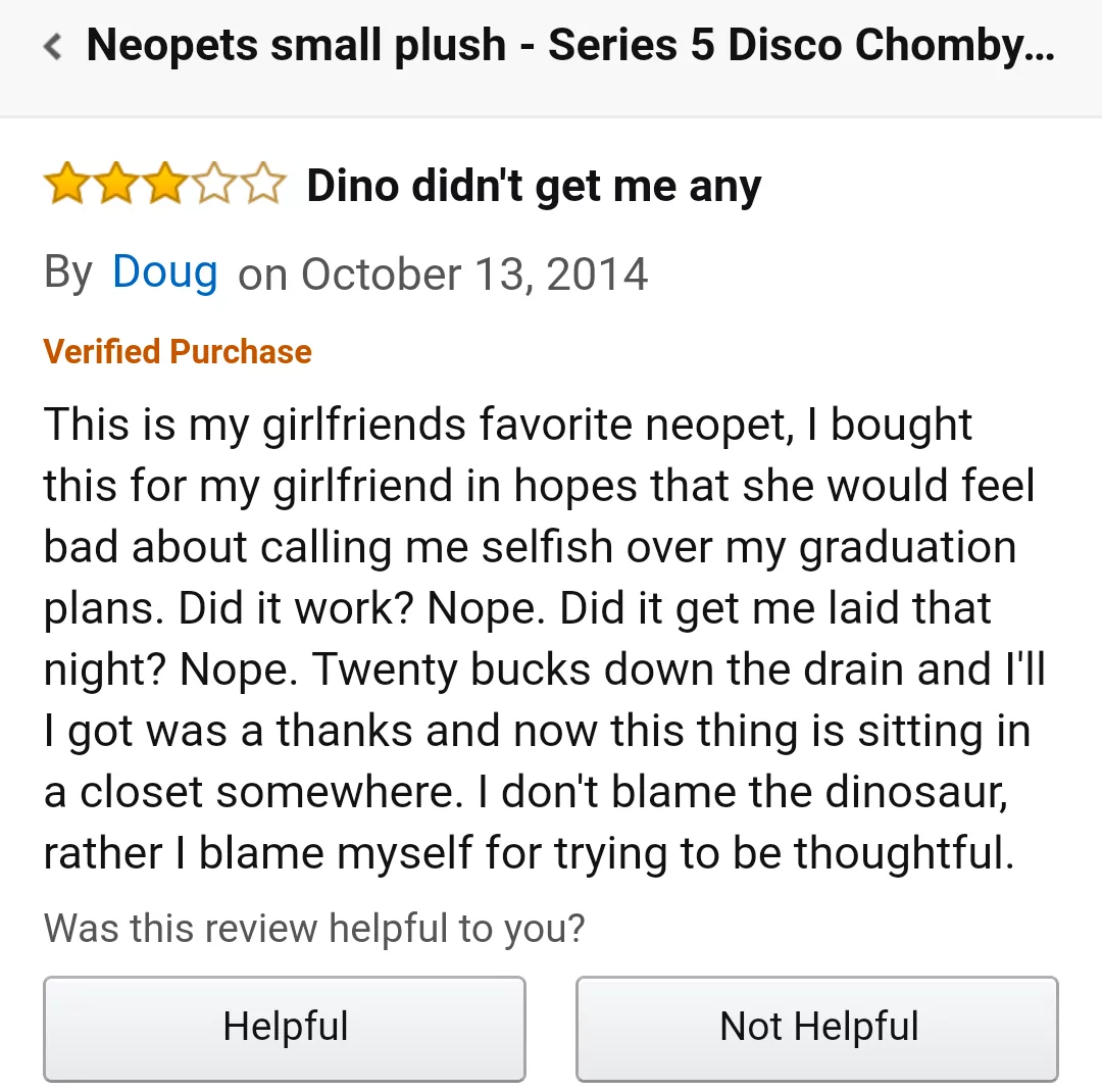 Amazon Review  Neopet