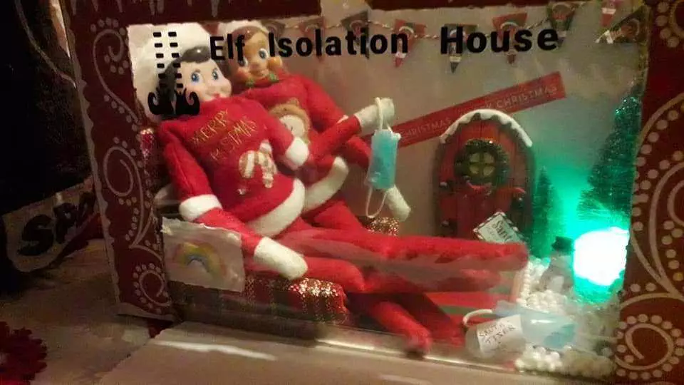 2020 Elf On The Shelf  Elf Isolation House