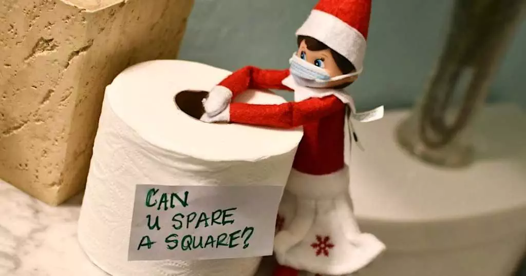 2020 Elf On The Shelf  Toilet Paper Shortage