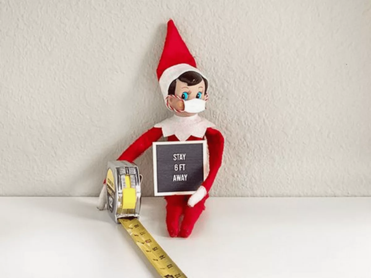 2020 Elf On The Shelf  Elf On The Shelf Mask And Measuring Tape