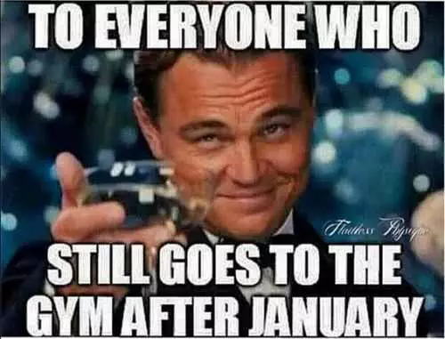 Funny New Years Resolution Memes  Gym After January