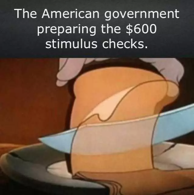 Stimulus Check Meme  Rationing