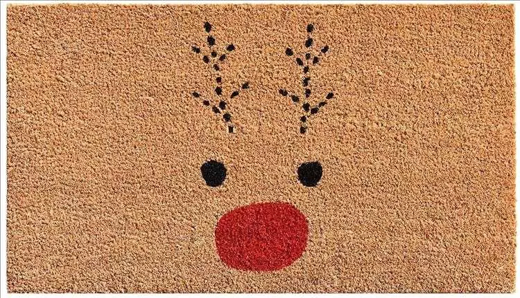 2020 Christmas Mat  Reindeer Floor Mat